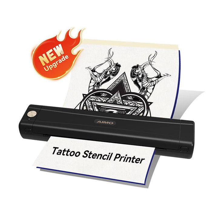 AIMO BLUETOOTH M08E THERMAL A4 TATOO PRINTER - Dabbous Mega Supplies