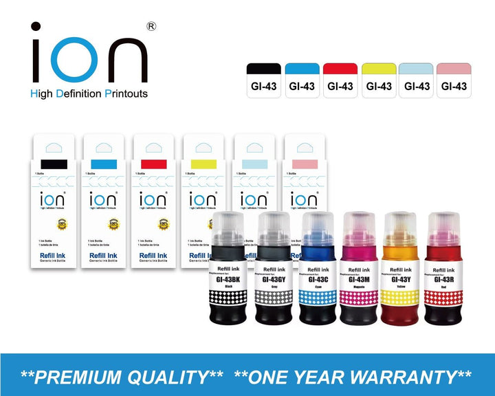 CANON COMPATIBLE INK ION GI - 43 INK - Dabbous Mega Supplies