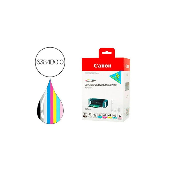 CANON ORIGINAL INK 8 COLORS CLI42 - Dabbous Mega Supplies