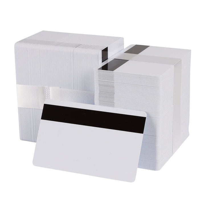 HID CR80 ULTRA CARD PLAIN WHITE + MAGNETIC STRIP - Dabbous Mega Supplies