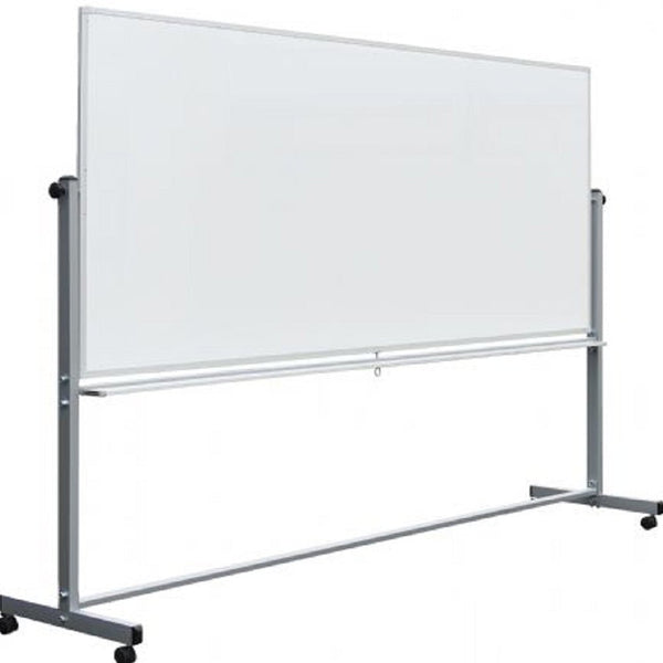 MAGNETIC WHITEBOARD DOUBLE SIDED 90X180 - Dabbous Mega Supplies